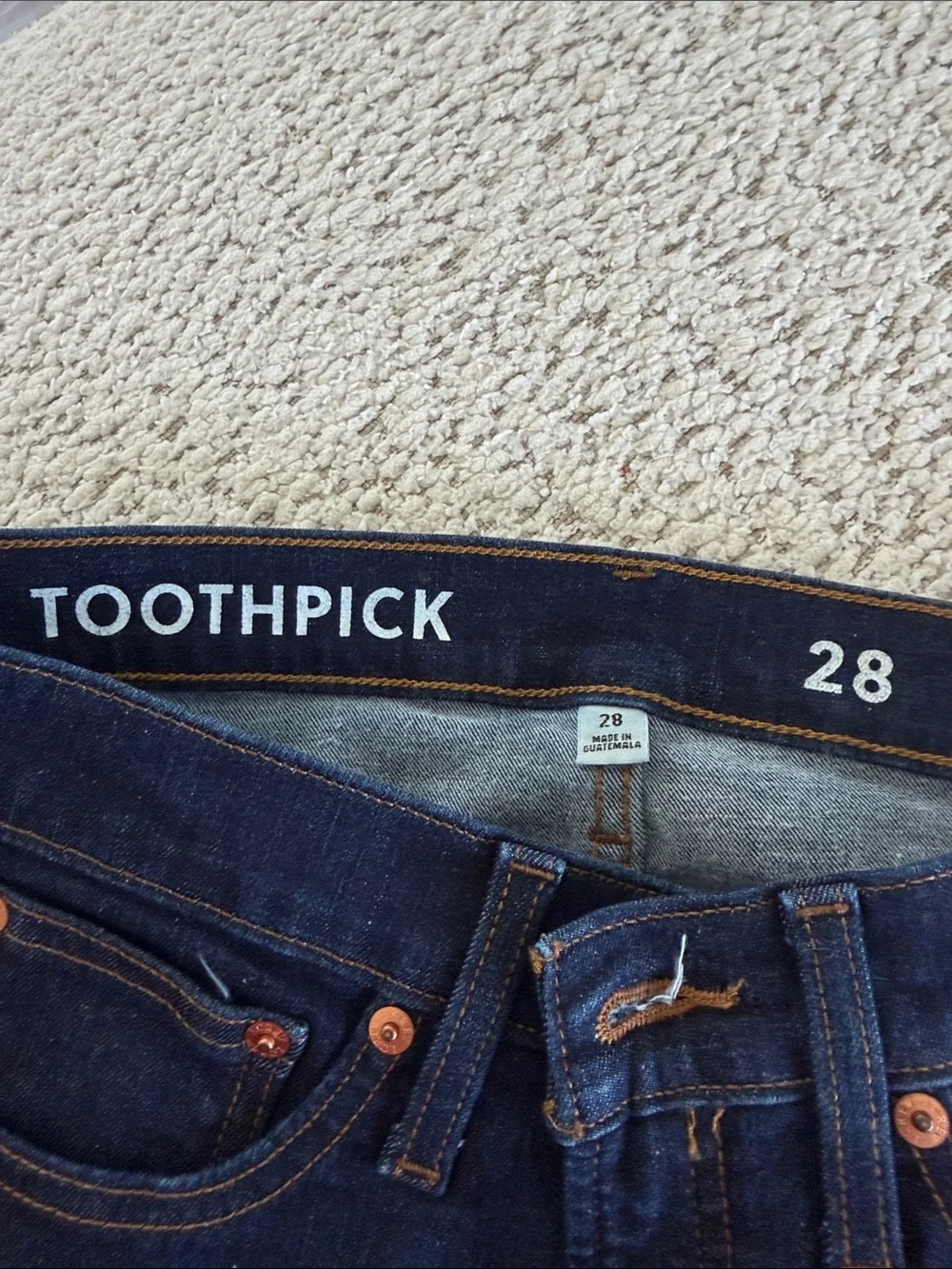 J. Crew Women's Straight-Leg Jeans in Dark Indigo Wash